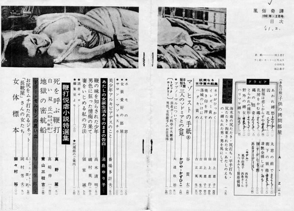 Cover of Fuzoku Kitan, February 1961